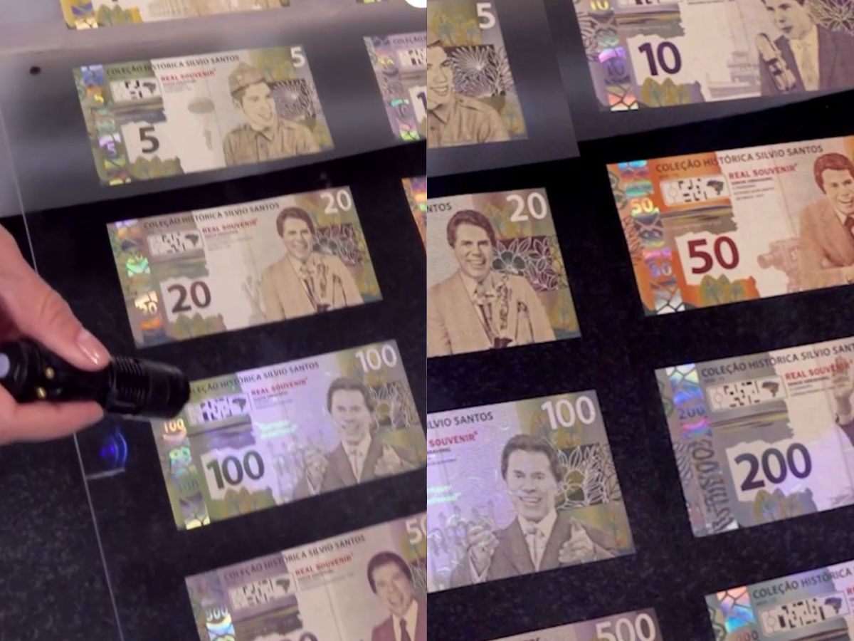 Notas de Silvio Santos Reprodução / SBT