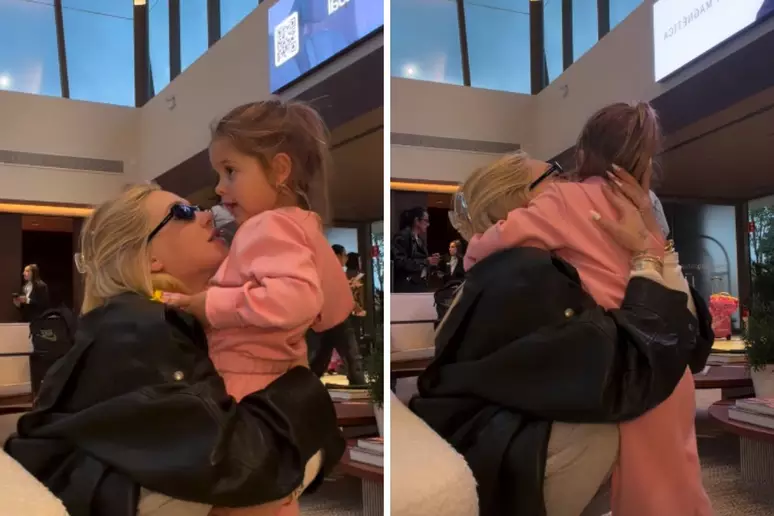 Virginia se despedindo de uma das filhas Foto: Reprodução | Instagram