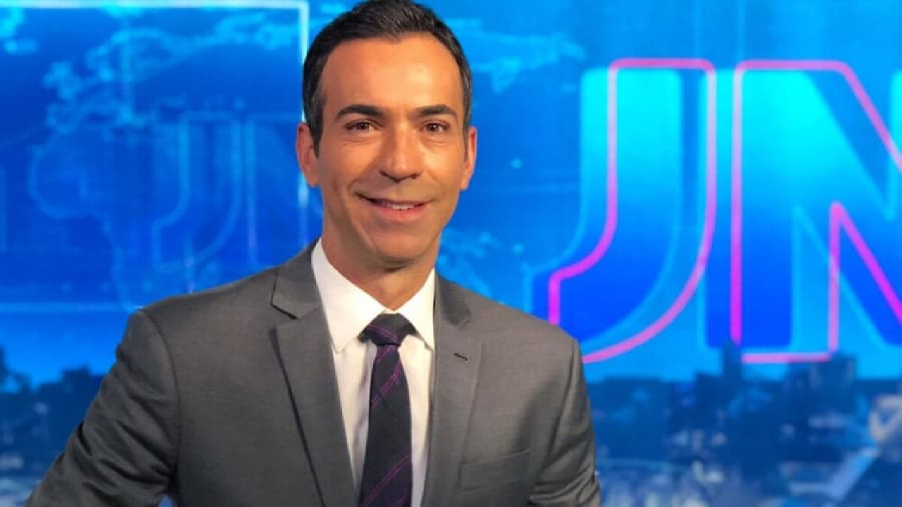 No JN, César Tralli vibra com atual momento profissional: "Nunca passou pela minha cabeça"